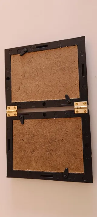 Marco de fotos doble estilo antiguo