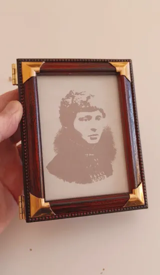 Marco de fotos doble estilo antiguo