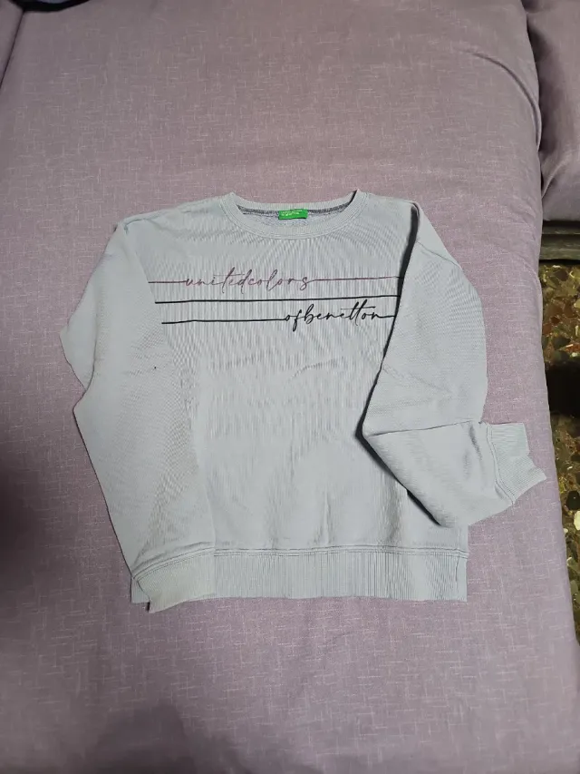 United Colors of Benetton Sudadera Morada