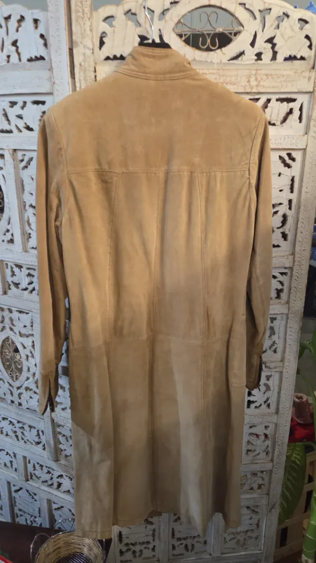 Abrigo Piel Mujer Formula Joven Beige