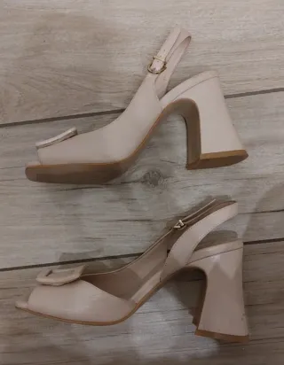 Sandali Jeannot eleganti tacco quadrato n.37