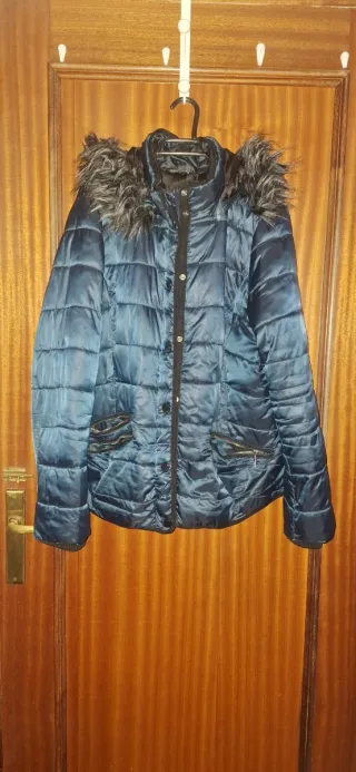 Cazadora invierno mujer azul