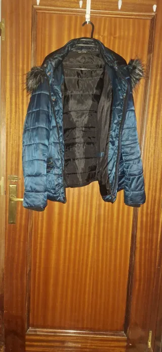 Cazadora invierno mujer azul