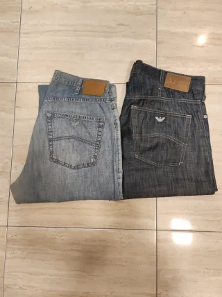 2 Pantalones Armani Jeans Hombre