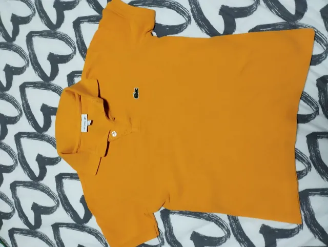 Polo Lacoste Talla 8 Naranja