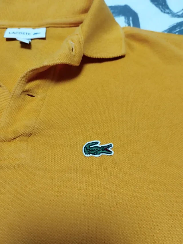 Polo Lacoste Talla 8 Naranja