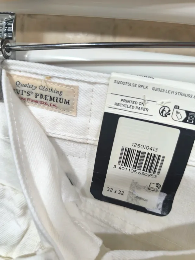 Pantalones vaqueros blancos Levi's