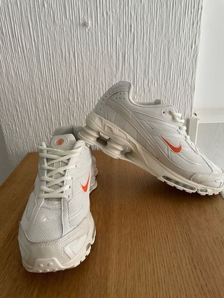 Nike Shox Ride 2 Blancas Naranja