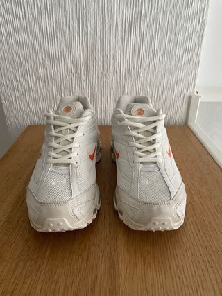 Nike Shox Ride 2 Blancas Naranja