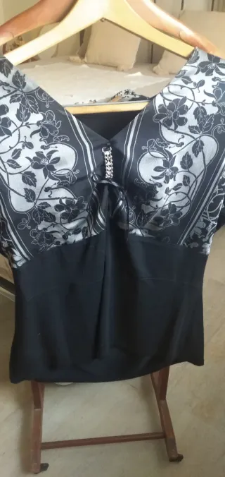 Giacca  top e gonna Cannella tg 50 nero e grigio