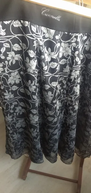 Giacca  top e gonna Cannella tg 50 nero e grigio