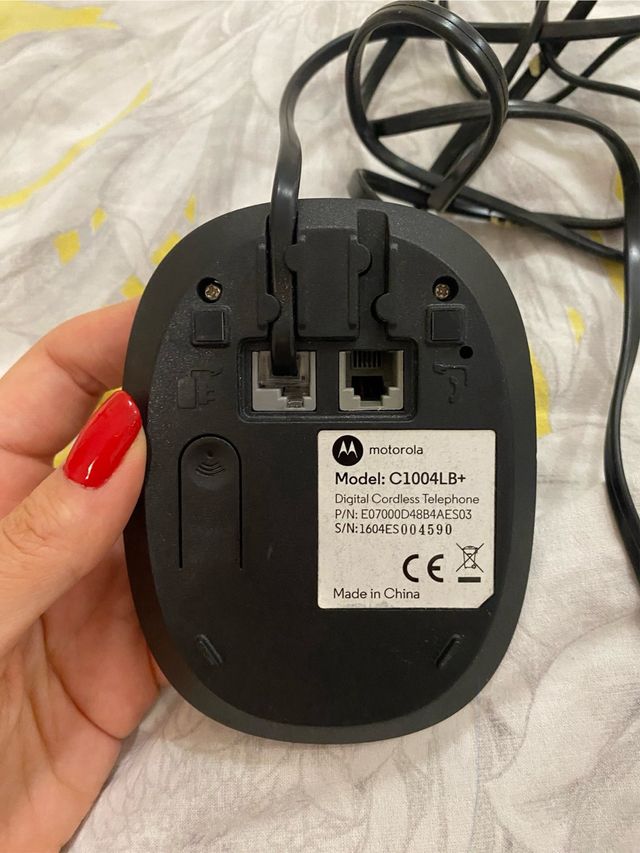 Base cargador Motorola negro