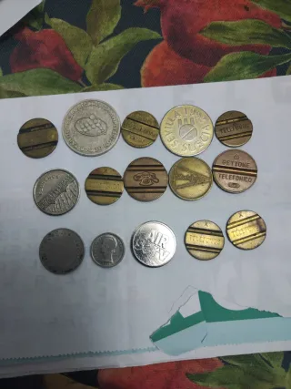 Lote Fichas Teléfono y Medallas Conmemorativas