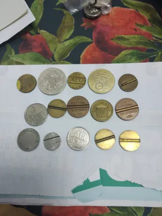 Lote Fichas Teléfono y Medallas Conmemorativas