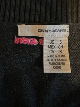 Jersey largo gris DKNY