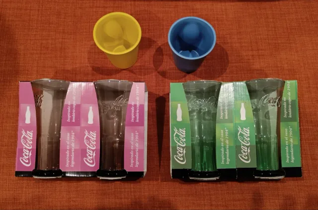 Set 4 Vasos Coca-Cola
