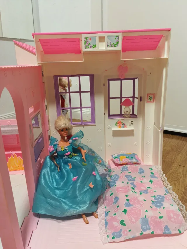 Casa Multichalet Barbie Años 90.Incluye Barbies