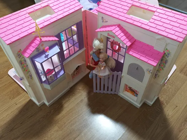 Casa Multichalet Barbie Años 90.Incluye Barbies