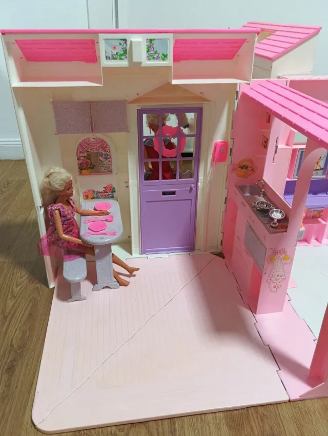 Casa Multichalet Barbie Años 90.Incluye Barbies