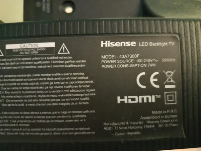 Placa base y altavoces TV