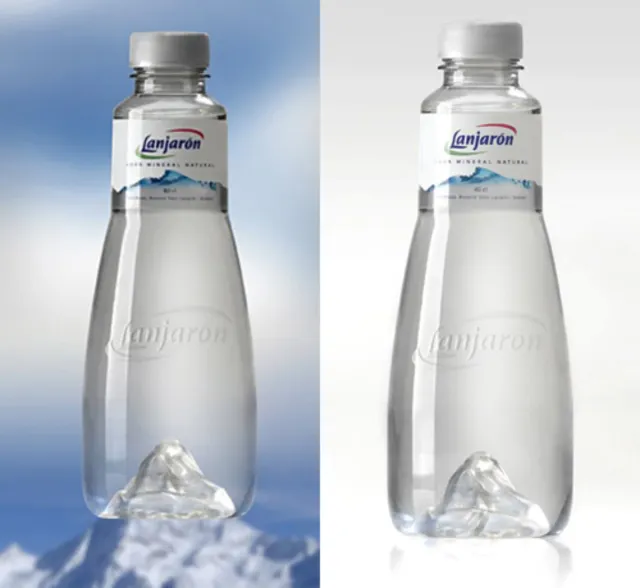 Botella Lanjarón - Plata Pentawards 2008