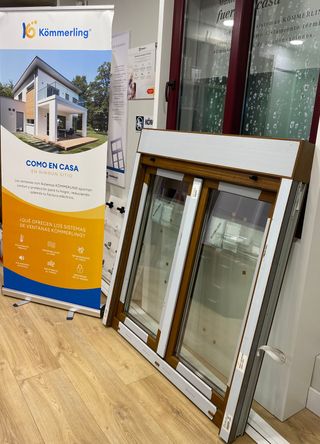 Ventanas PVC Kömmerling Roble Natural