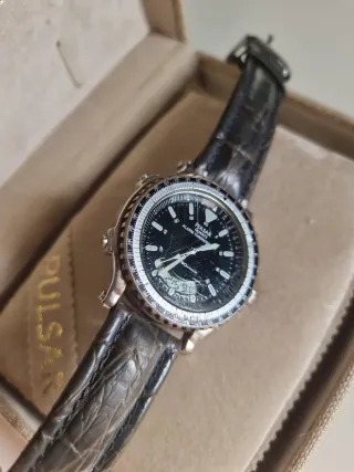 Orologio Sveglia Cronografo Uomo Pulsar by Seiko