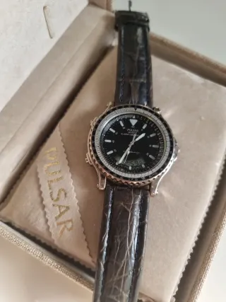 Orologio Sveglia Cronografo Uomo Pulsar by Seiko