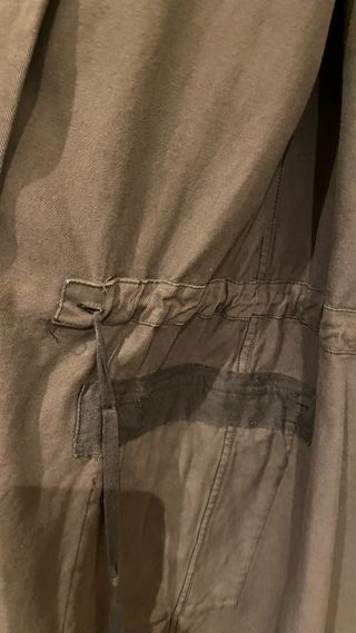 Parka Zara con capucha verde