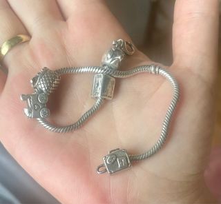 Pandora Cofre Corazón Plata