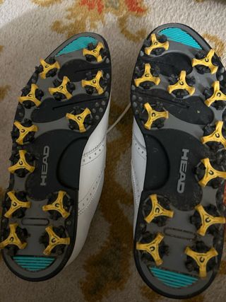 Zapatos de golf Head piel blancos talla 8,5 US