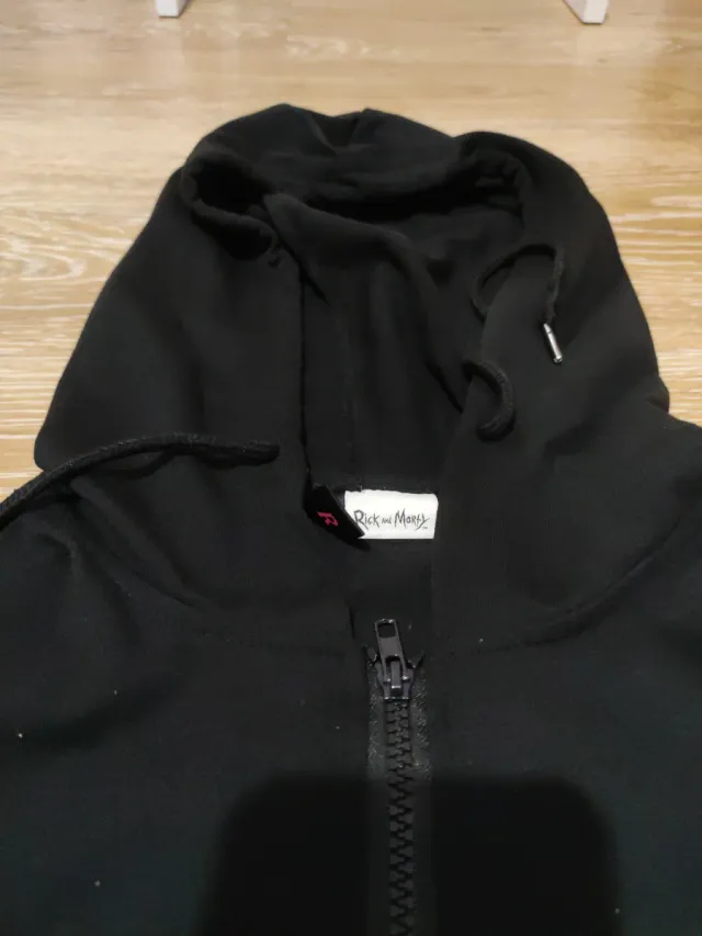 Sudadera Rick and Morty Negra