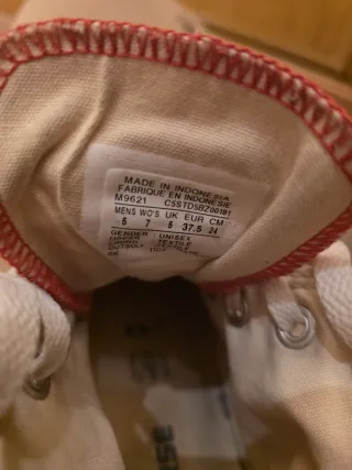 Zapatillas Converse All Star Rojas Talla 37.5