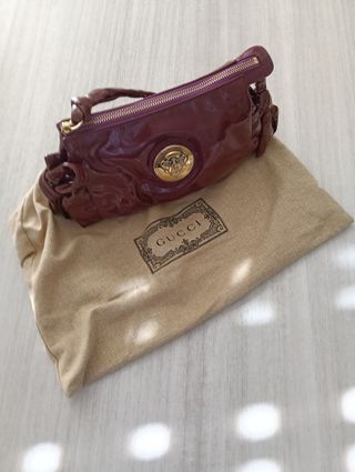 Pochette Gucci Hysteria vernice viola/porpora