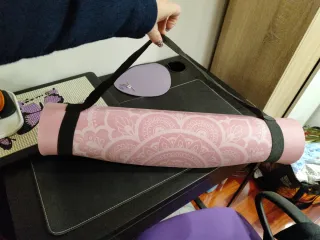 Esterilla yoga rosa sin estrenar