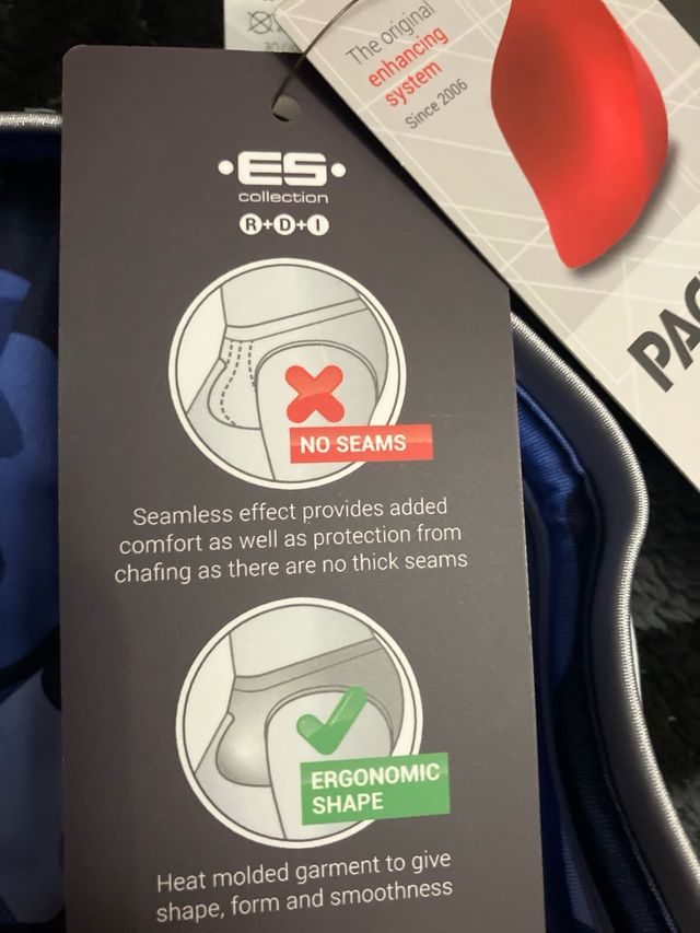 Bañador slip Es Collection azul y plata