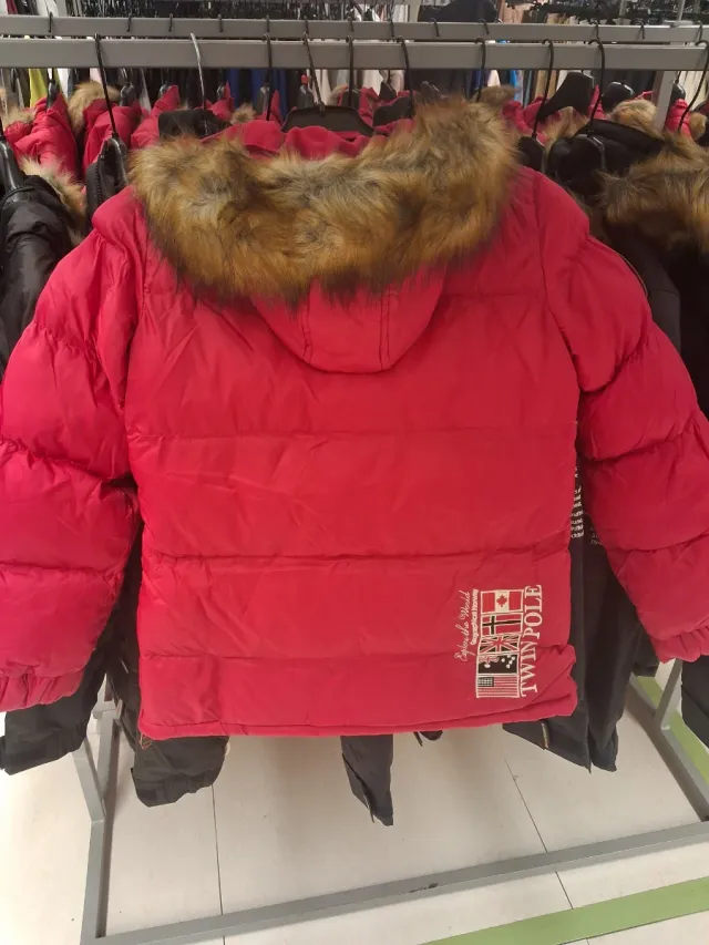 Abrigo Geographical Norway Rojo