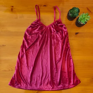 Pijama satén burdeos nuevo