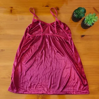 Pijama satén burdeos nuevo