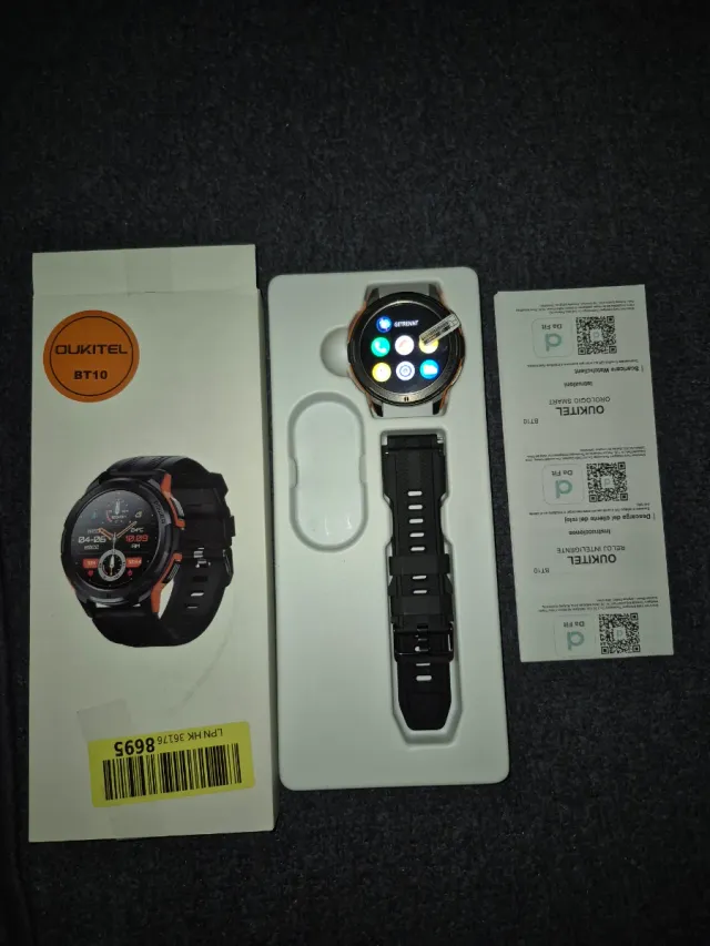 Reloj Oukitel BT10 Negro/Rojo