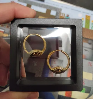 Orecchini Punkyouth Golden Eyelock