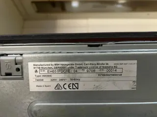 Placa inducción Siemens 3 fuegos