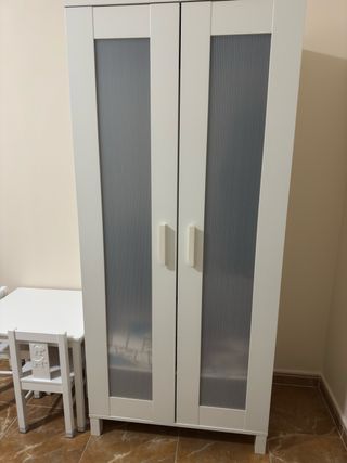 Guardaroba a porte scorrevoli Ikea bianco