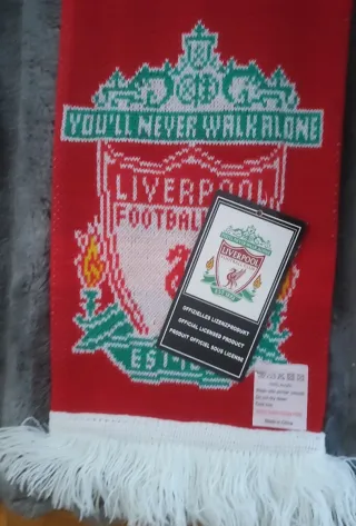 Bufanda Liverpool FC You'll Never Walk Alone