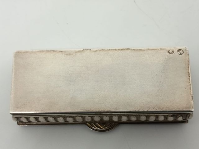 Cajita antigua plata 925 decorada