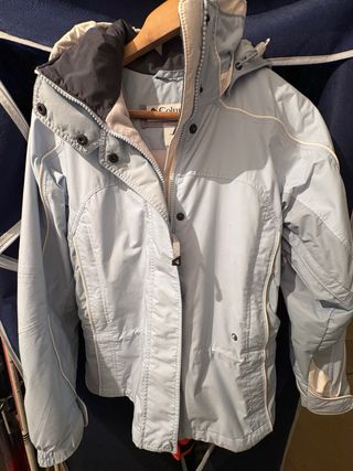 Anorak Columbia Talla S Azul y Blanco