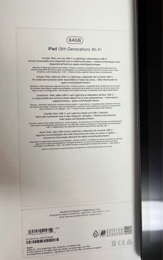 Apple iPad 9ª Gen Space Gray Regalo Pencil