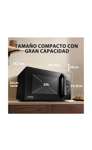 Microondas Toshiba 20L MW2-MM20P(BK)