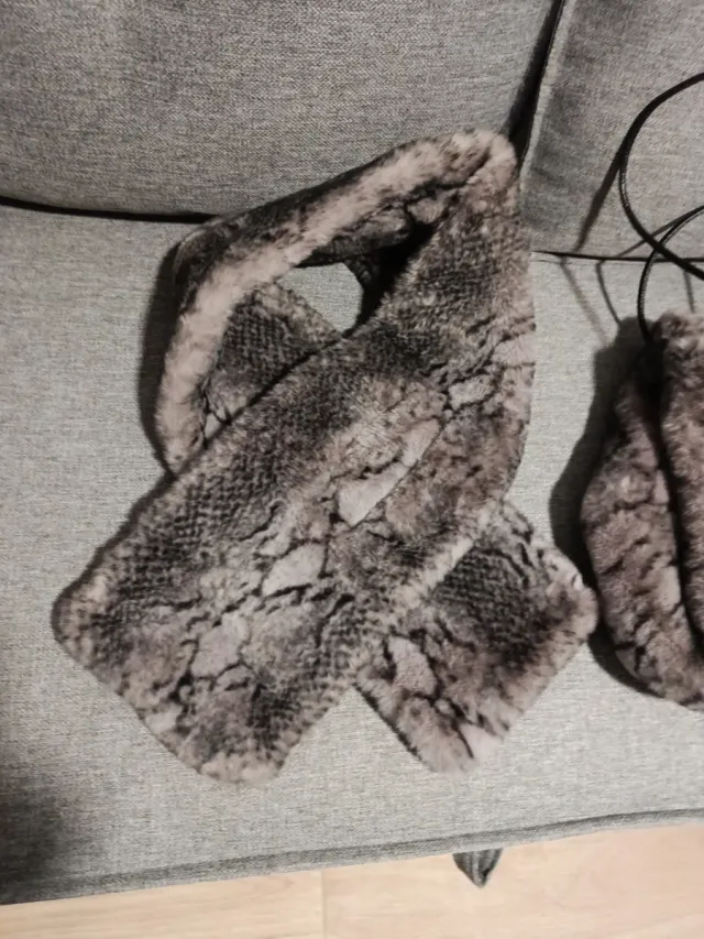 Bolso y bufanda a juego