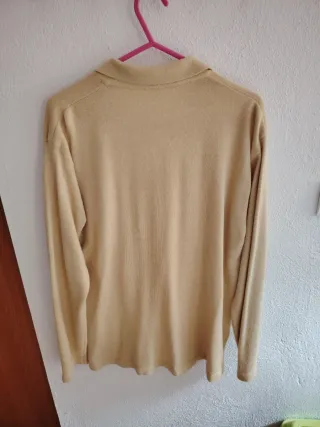 Rebeca beige manga larga